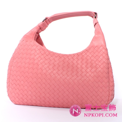 【2010年秋冬モデル】Bottega Veneta/ボッテガ・ヴェネタ  ラムスキン ショルダーバッグ ペタルピンク 125787V00166678